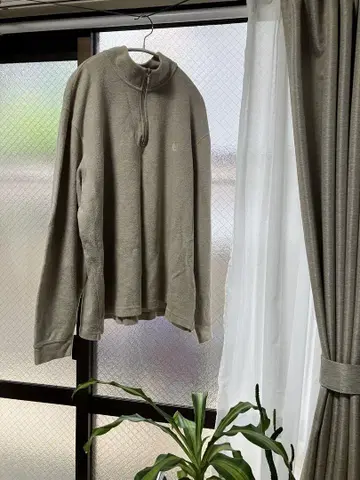 [ CHAPS ] 베이지 하프 지퍼
