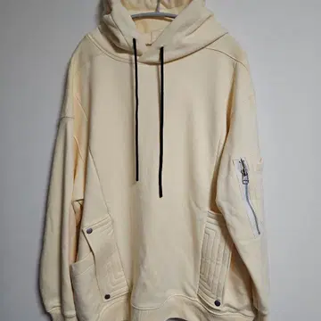 A.F ARTEFACT FLAP-DETAIL SWEAT HOODIE