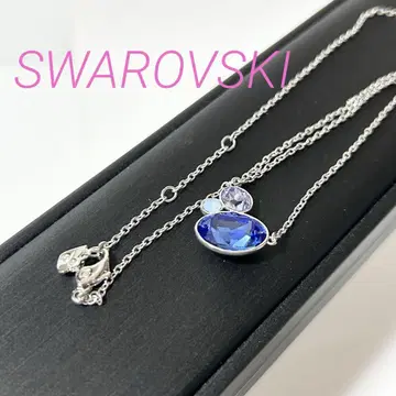 미사용 SWAROVSKI 스와로브스키 컬러 스톤 비쥬 목걸이