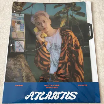 미개봉 새상품 SHINee 민호 민호 바인더 인덱스 Atlantis
