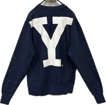 잭슨 매티스 YALE [ Y ] 데미지 페인트 가공 트레이닝복 M