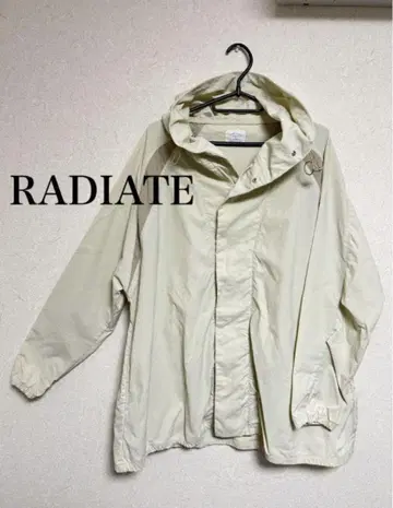 [ RADIATE ] 새상품급 경량 마운틴 후드티 크림 화이트