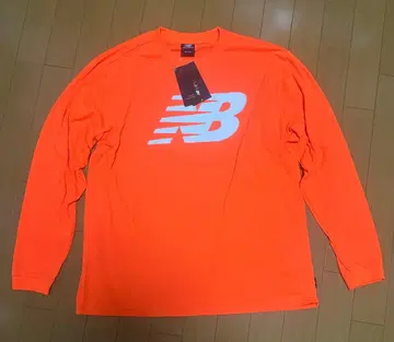 뉴발란스 오렌지 긴팔 티셔츠 XL