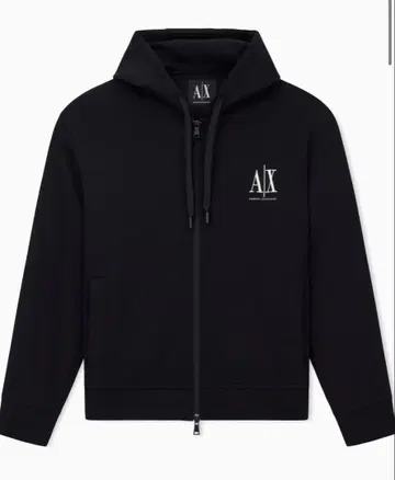 Armani Exchange 블랙 후드티 M