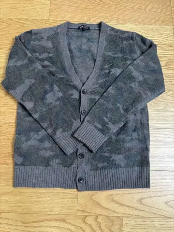 BEAMS HEART 카모 패턴 가디건 M 울 80%