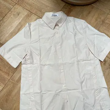 JIL SANDER 베이지 반팔 셔츠