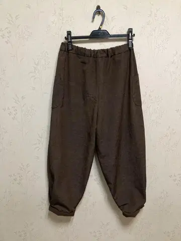 기모노 리메이크 밑단 턱 팬츠