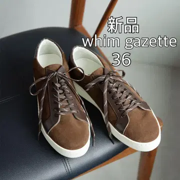 새상품 Whim Gazette 윔 가젯 Hoaw 가죽 스니커즈