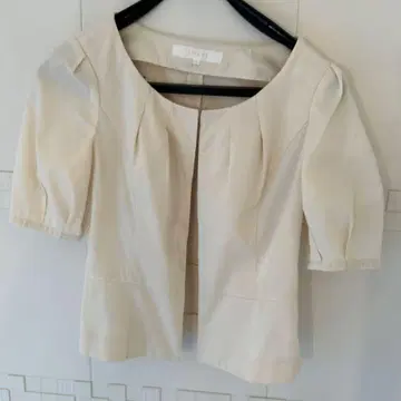 ANAYI 아이보리 노카라 자켓