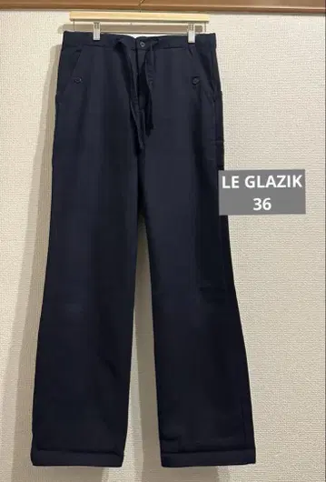 LE GLAZIK 이지 팬츠 36 네이비