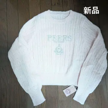 PEERS 핑크 니트 스웨터 F 사이즈