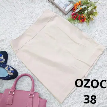 OZOC 타이트 스커트 (M 상당) 베이지/심플/캐주얼