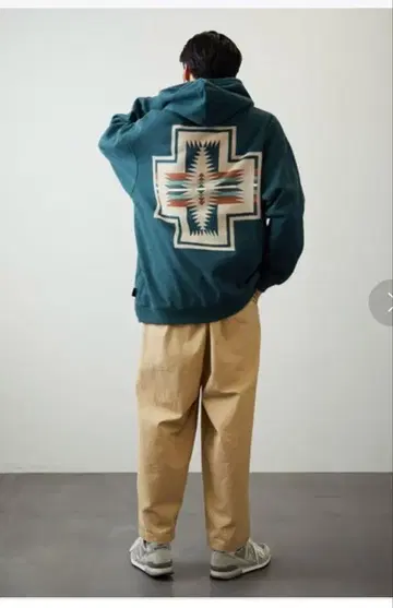 PENDLETON 후드티 다크 그린 사이즈 L