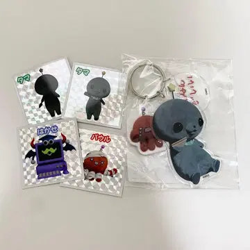 교육 방송 아크릴 키링 + 반짝이는 스티커