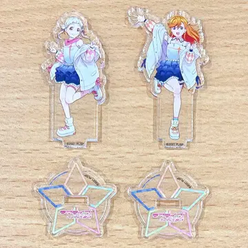 러브 라이브! 슈퍼스타!! 트레이딩 미니 아크릴 스탠드 2개 세트