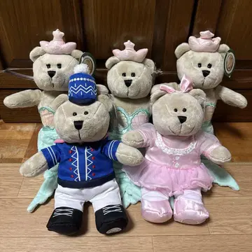 스타벅스 베어리스타 5체 세트