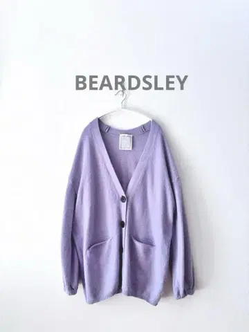 BEARDSLEY 비어즐리 라쿤 가디건 에어리 가든 퍼플