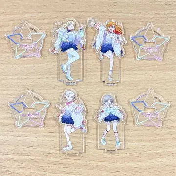 러브 라이브! 슈퍼스타!! 트레이딩 미니 아크릴 스탠드 4개 세트