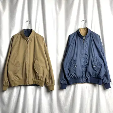 90s LANDS'END 리버서블 자켓 M-L
