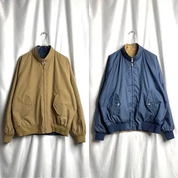 90s LANDS'END 리버서블 자켓 M-L