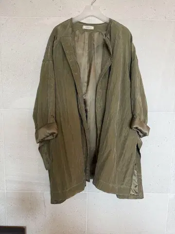 NINA RICCI 올리브 그린 코트