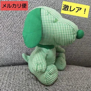 1 초레어!!! 스누피 봉제 인형 레트로 연대 미상 미사용 새상품