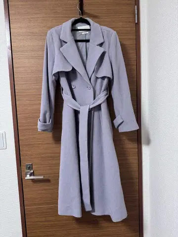 PROPORTION BODY DRESSING 더블 브레스트 롱 코트