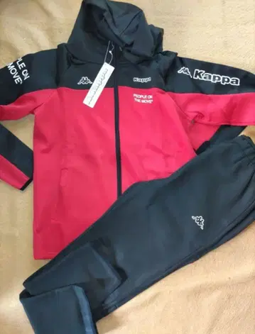R3 택 포함 새상품 Kappa 카파 후드 부착 저리 상하의
