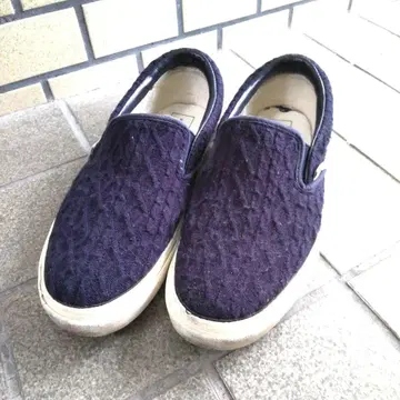 VANS 니트 슬립온 스니커즈 신발 25cm