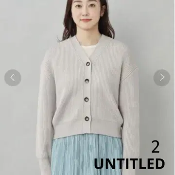 언타이틀 리브 가디건 니트 풀오버