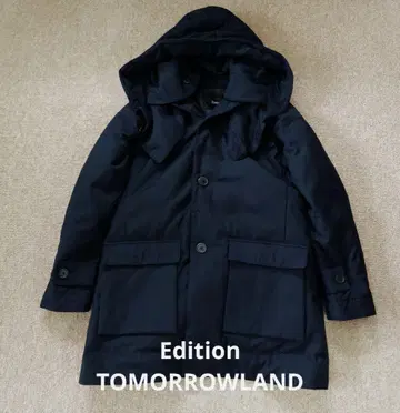 에디션 TOMORROWLAND 다크 네이비 다운 코트