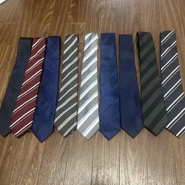 정장 셀렉트 넥타이 9개 세트