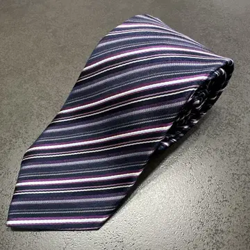 [컨디션 최상] Paul Smith 스트라이프 네이비 x 퍼플