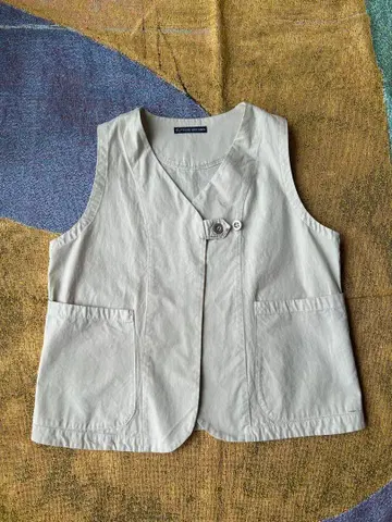 티거 브로칸테 빅 포켓 베스트 오이스터 프리 사이즈 일본제