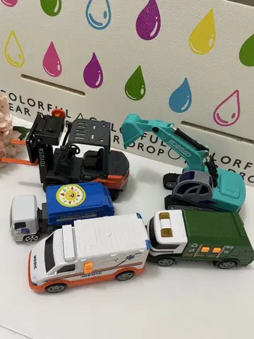 미니카 자동차 장난감 건설차 4대 세트