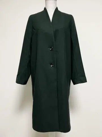 URBAN RESEARCH ROSSO 노카라 롱 코트 그린