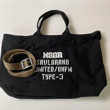 빈티지 MSGR 보스턴 백 벨트 증정