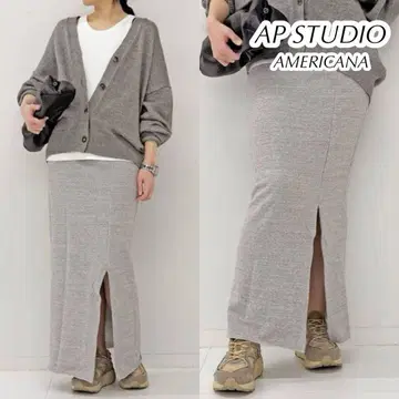AP STUDIO AMERICANA 별주 맨투맨 타이트 스커트
