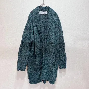 BEDFORD FAIR 그린 계열 가디건 L 사이즈