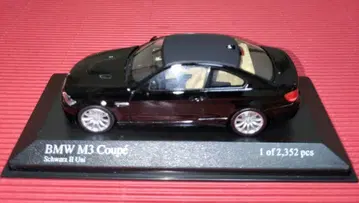 미니챔프스 1/43 BMW M3 쿠페 2008 블랙 카본 루프