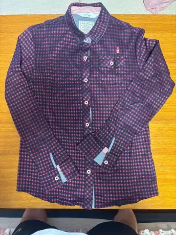 Manningwear 긴팔 셔츠 L 사이즈 체크 무늬