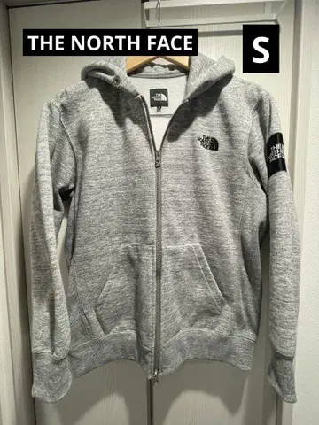 THE NORTH FACE 스퀘어 로고 풀 집업 후드티 S