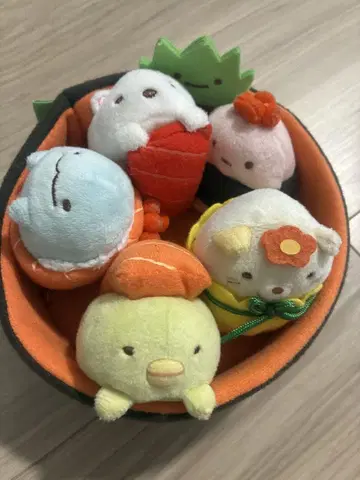 스미코구라시 초밥 봉제 인형