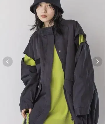 JEANASIS 소매 2WAY M-65 블랙