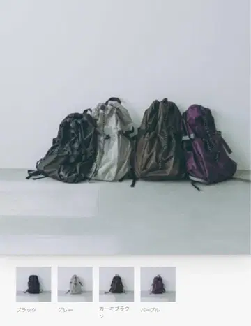 StitchandSew 나일론 백팩 그레이