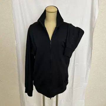 Y-3 블랙 집업 후드티