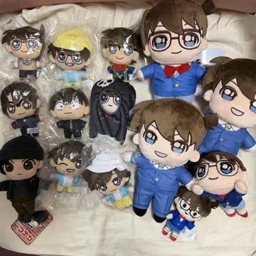 명탐정 코난 봉제 인형 에도가와 코난 쿠도 신이치 모리 란