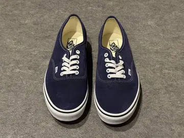 Vans 네이비 스웨이드 로우컷 스니커즈