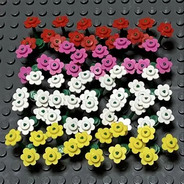 레고 LEGO 올드 꽃 꽃잎 꽃다발 많음
