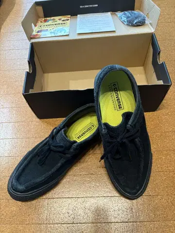 CONVERSE skateboarding 블랙 스웨이드